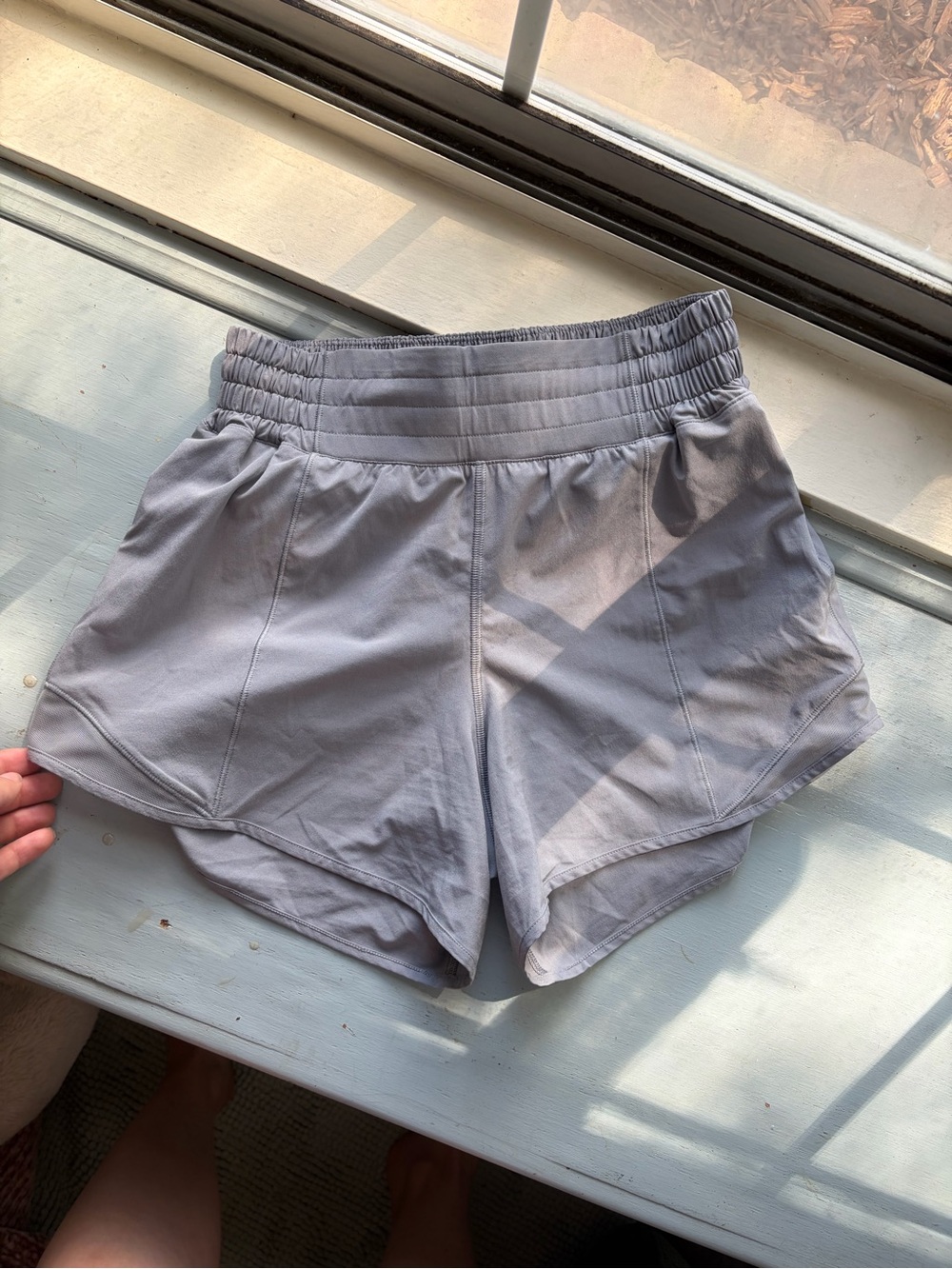 lululemon athletica Women's Athletic Shorts - Light Gray
